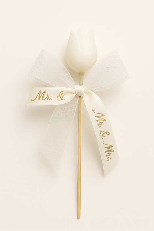 Gastgeschenk Hochzeit 10er pack - Tulpe