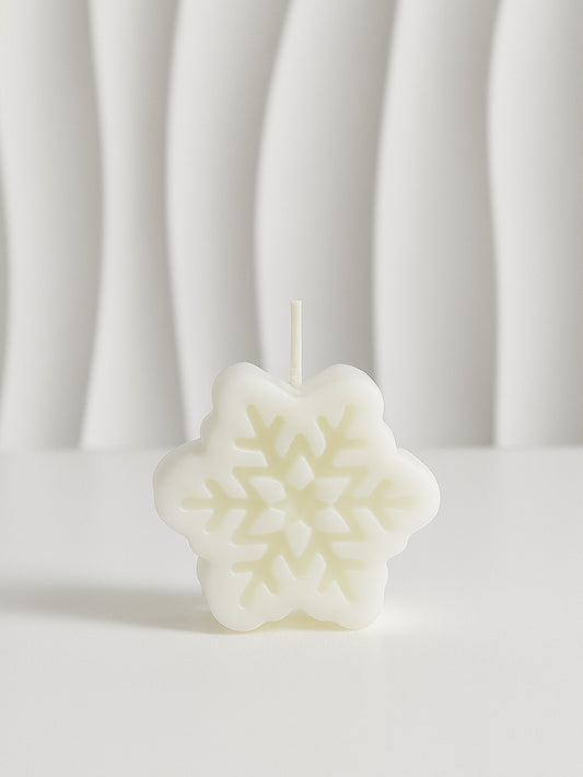 Kerze - Schneeflocke