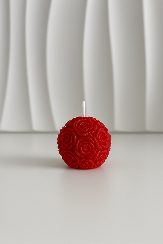 Rosenkugelkerze